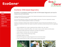 Tablet Screenshot of ecogene.co.nz